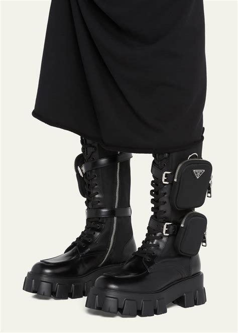 prada monolith 38|prada monolith boots.